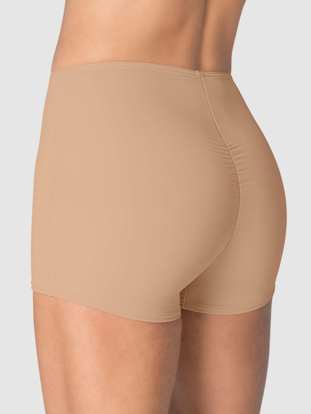 Leonisa HIGH WAISTED TUMMY CONTROL SHAPEWEAR SHORTS Black Tan XL - Picture 2 of 14